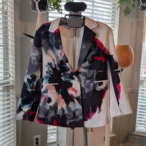 Abstract Print Women's Blazer